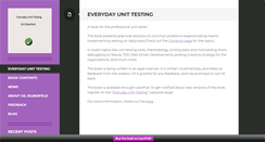 Desktop Screenshot of everydayunittesting.com